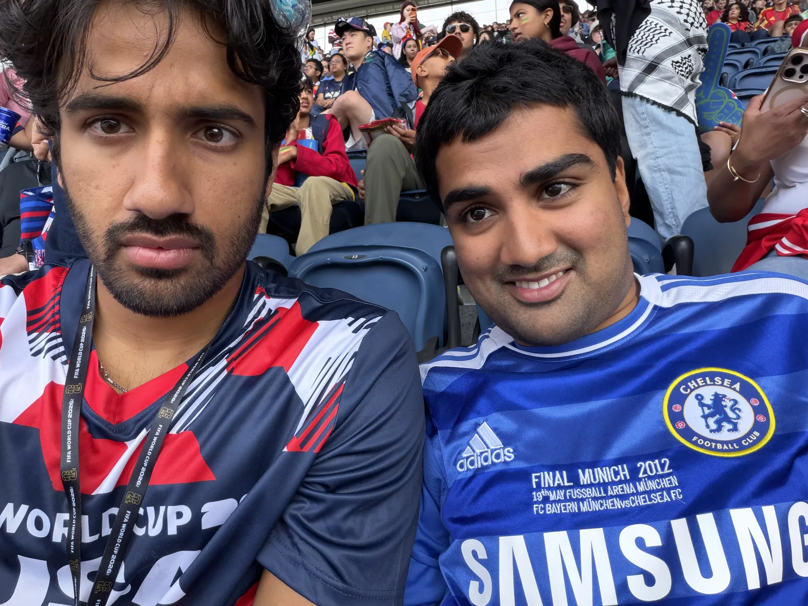 In the stands for Senegal vs Belgium